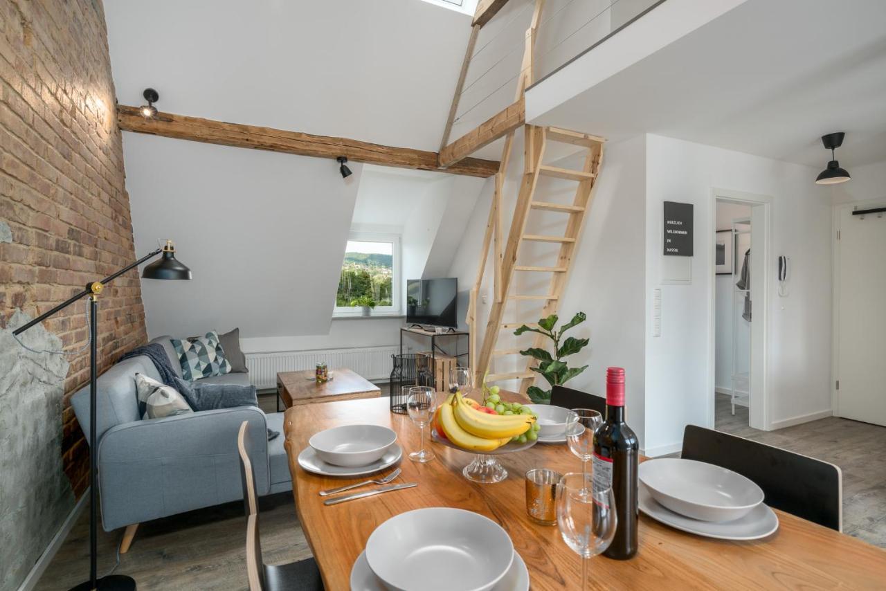 Cassel Lofts - Stilvolles Loft Im Gruenen Mit Balkon Nahe Vw-Werk Apartment Bagian luar foto